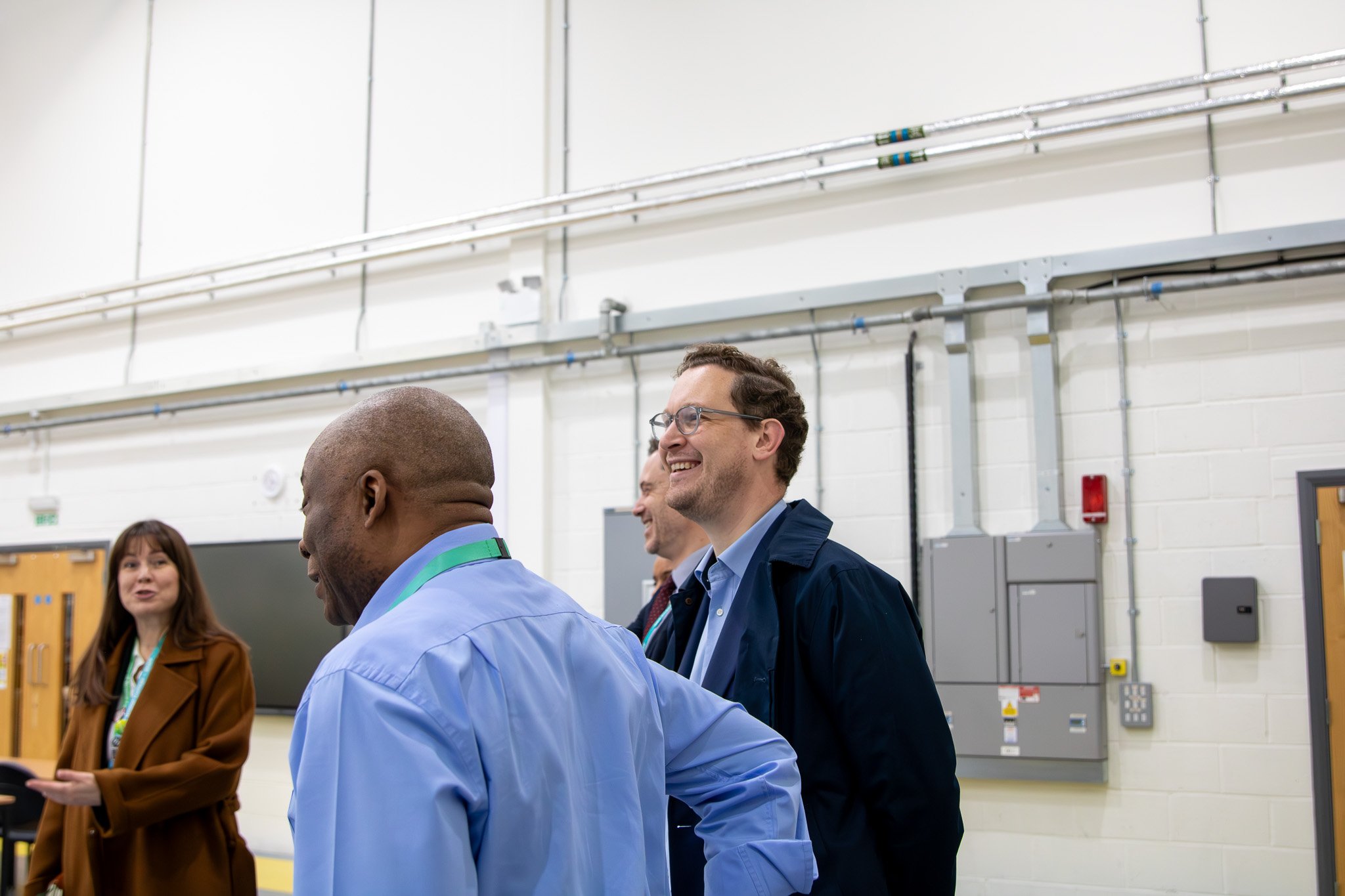 Darren Jones MP touring SGS media facilities