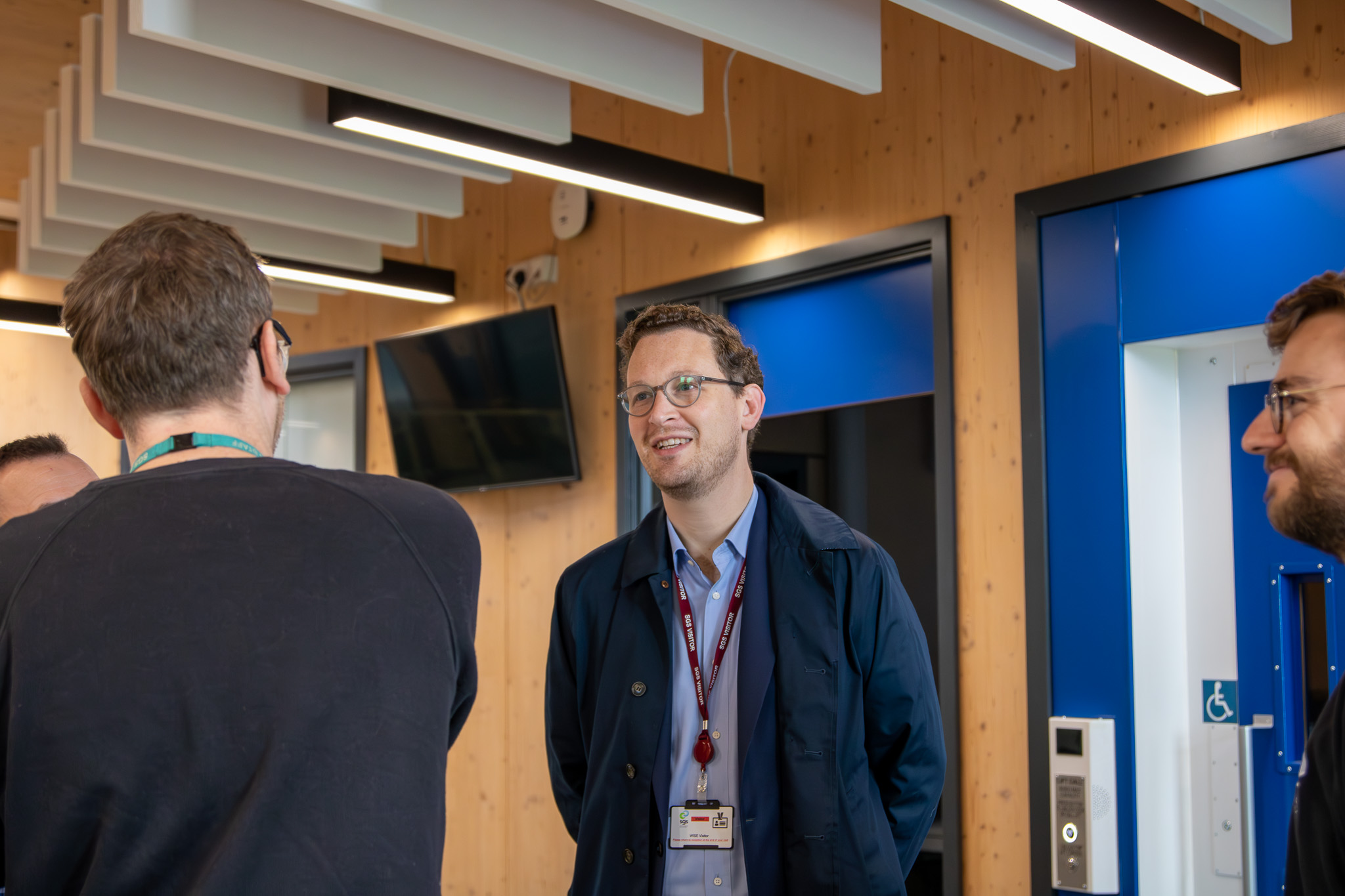 Darren Jones MP with SGS leadership team