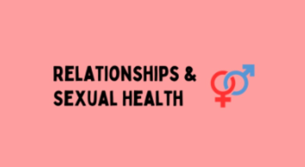 A pink background with black text and a couple of symbols
