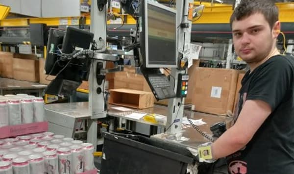 Student at work